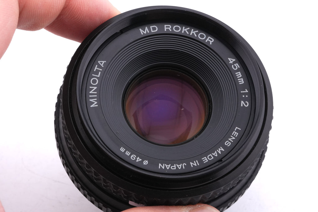 Minolta 45mm f2 MD Rokkor