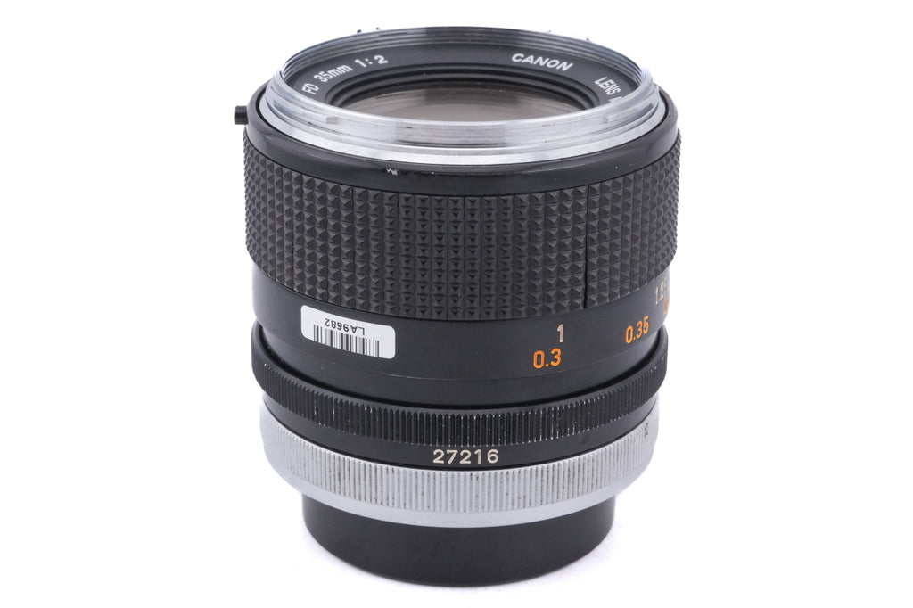 Canon 35mm f2 Chrome Nose (Concave)