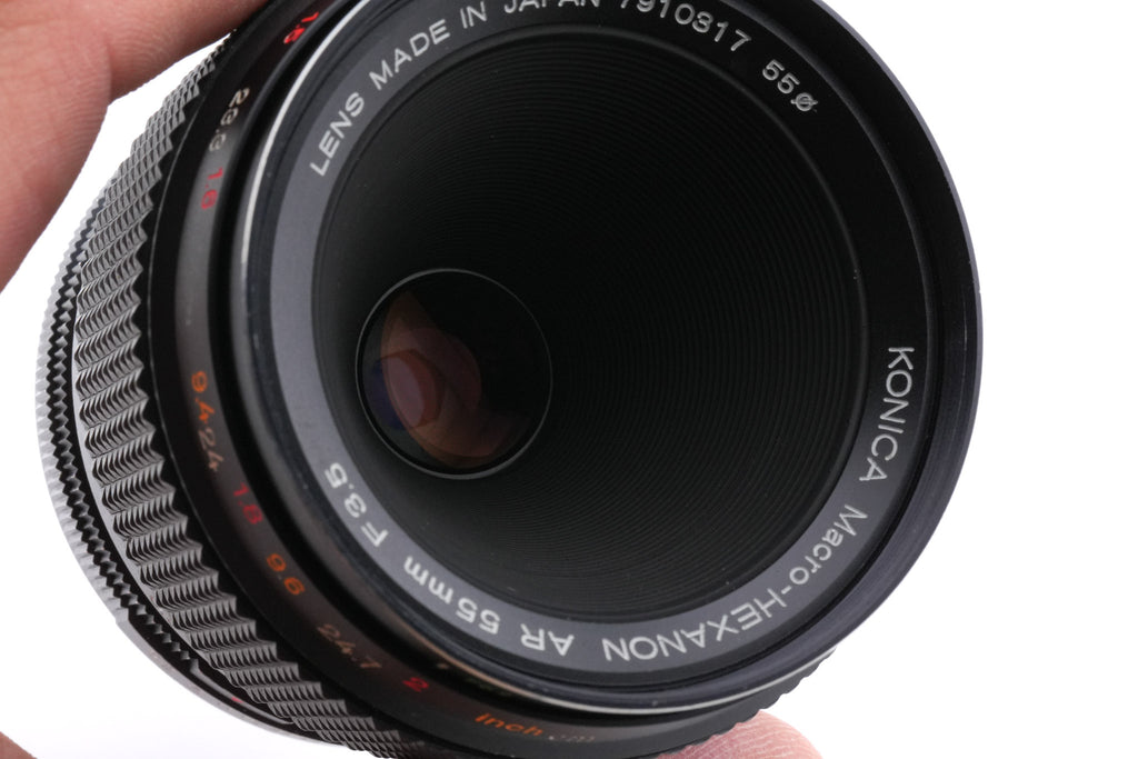 Konica 55mm f3.5 Macro-Hexanon AR