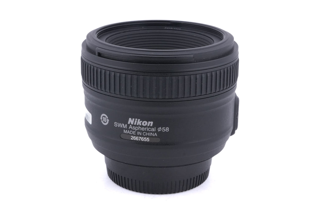Nikon 50mm f1.8 AF-S Nikkor G