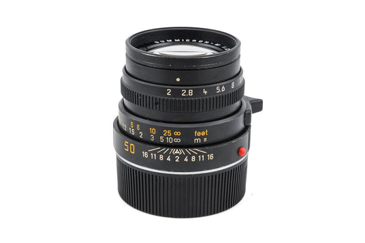 Leica 50mm f2 Summicron-M (Type IV) (Black, 11819) - Lens