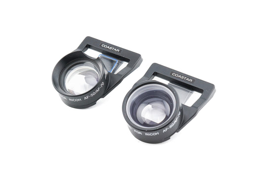 Coastar Tele/Wide Lens Set for Ricoh AF-50/AF-70 - Lens Adapter