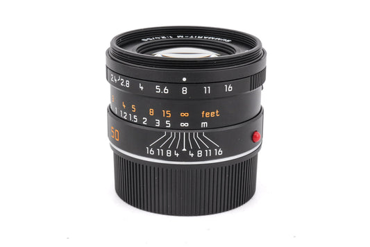 Leica 50mm f2.4 Summarit-M (Black, 11680) - Lens