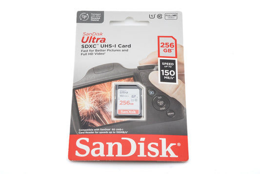 Sandisk 256 GB SDXC Card Ultra UHS-I (150 MB/S) - Accessory