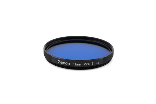 Canon 52mm CCB12 3x Blue Filter - Accessory