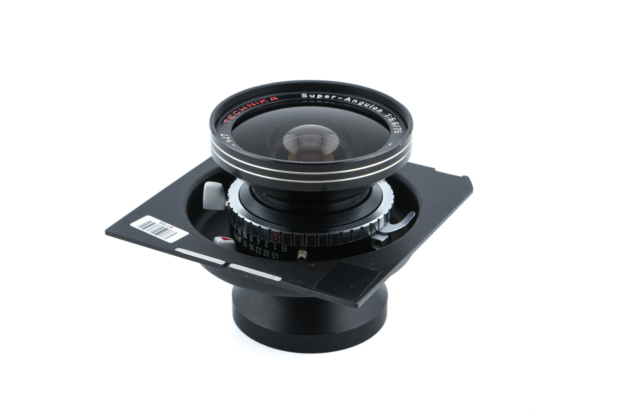 Schneider-Kreuznach 75mm f5.6 Super-Angulon (Shutter) - Lens