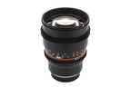 Samyang 85mm T1.5 AS IF UMC MK2