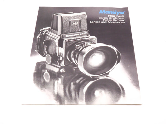 Mamiya RB67 Pro-S Accessories Brochure