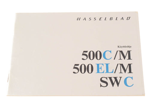 Hasselblad 500C/M / 500EL/M / SWC Instructions