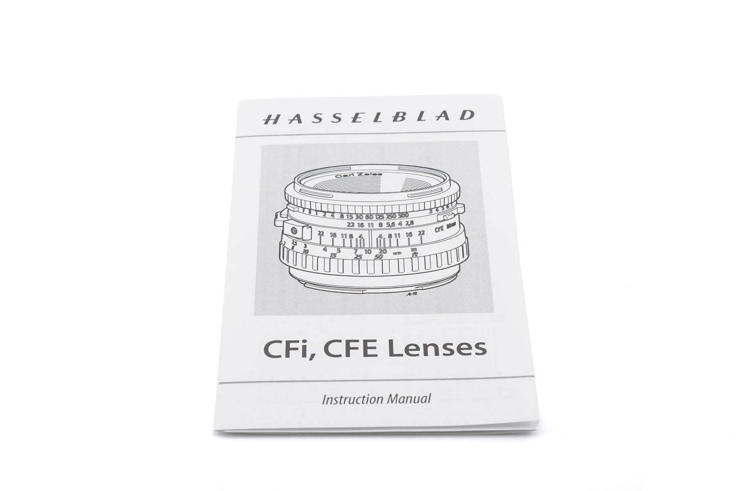 Hasselblad CFi & CFE Lens Instructions