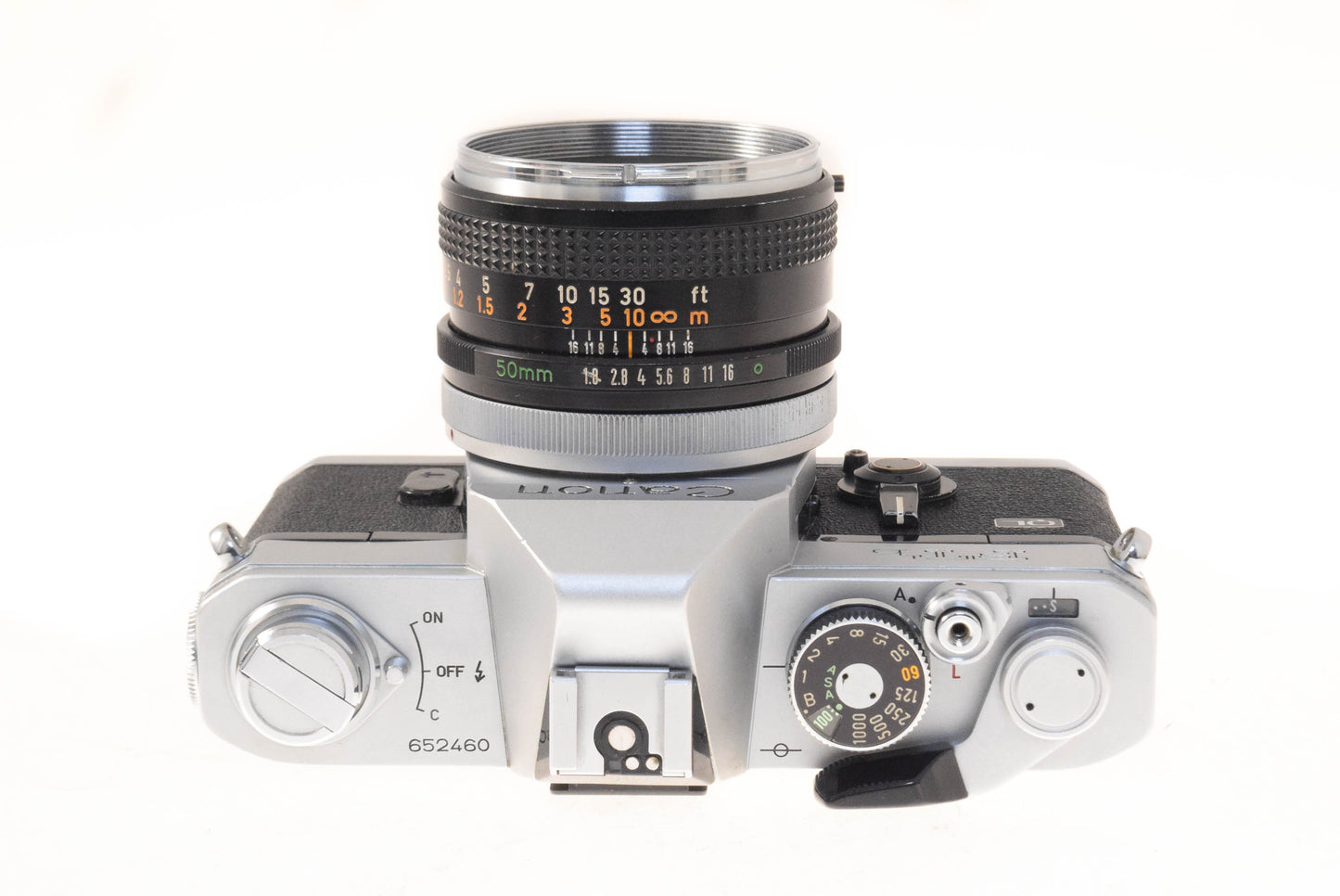 Canon FTb QL + 50mm f1.8 Chrome Nose