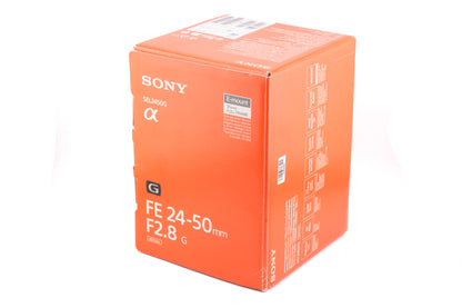 Sony 24-50mm f2.8 G