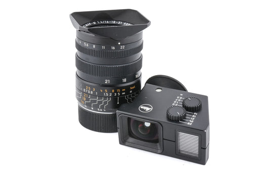 Leica 16-18-21mm f4 Tri-Elmar-M ASPH. (11642) + Universal Wide-Angle Viewfinder M (12011)