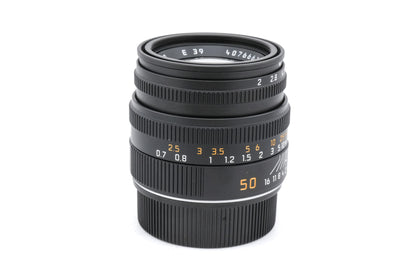 Leica 50mm f2 Summicron-M (Type V) (Black, 11826)