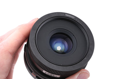 Tamron 28mm f2.5 BBAR MC (02B) + Adaptall 2 - Konica AR Adapter