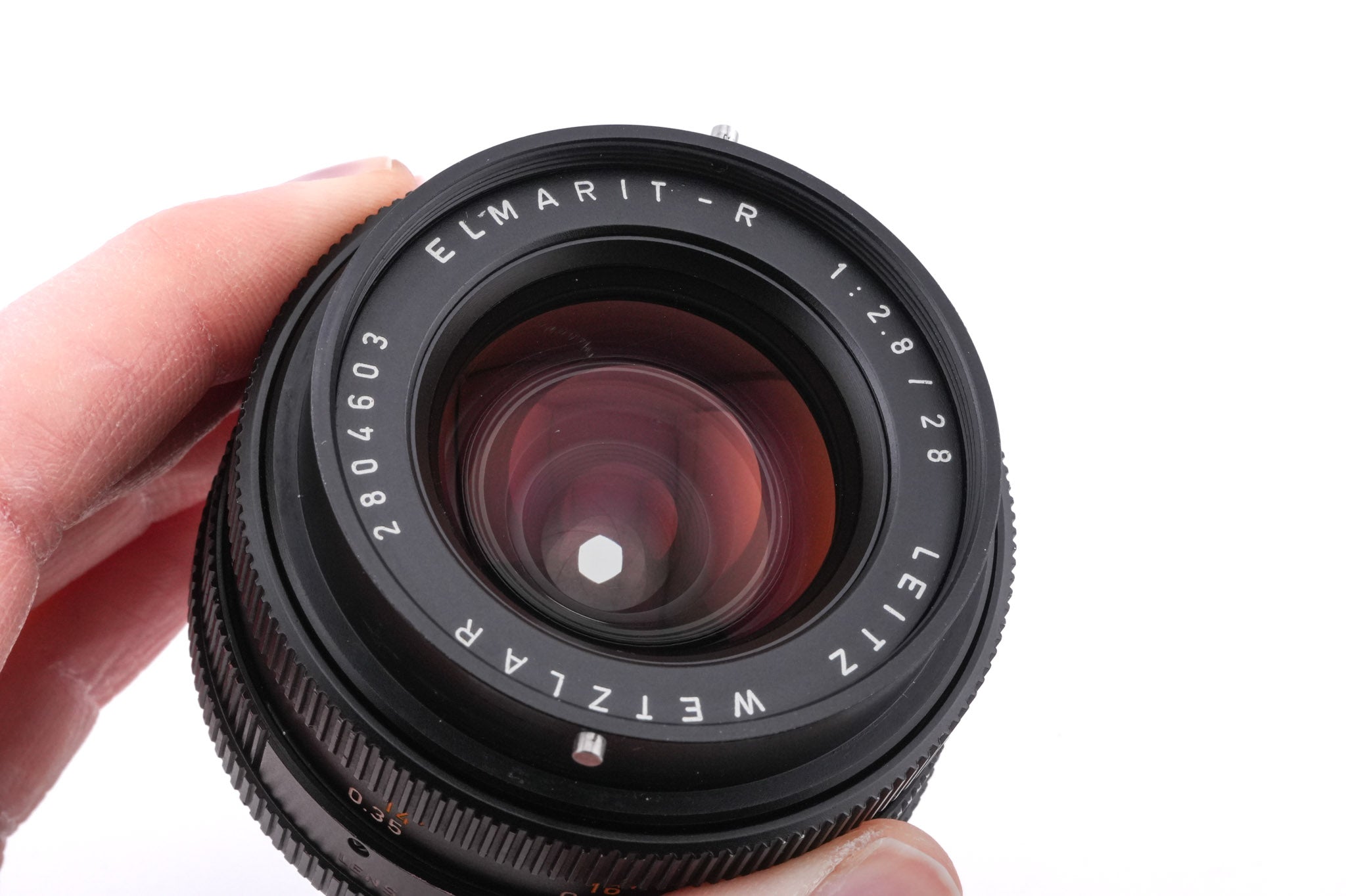 Leica 28mm f2.8 Elmarit-R (Type I) (3-Cam) (11204)