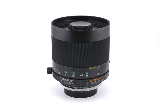 Tamron 500mm f8 SP Tele Macro BBAR MC (55B) + Adaptall 2 - Contax/Yashica Adapter