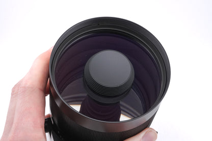 Tamron 500mm f8 SP Tele Macro BBAR MC (55B) + Adaptall 2 - Contax/Yashica Adapter