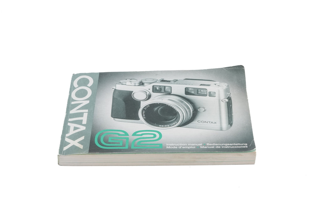 Contax G2 Instruction Manual