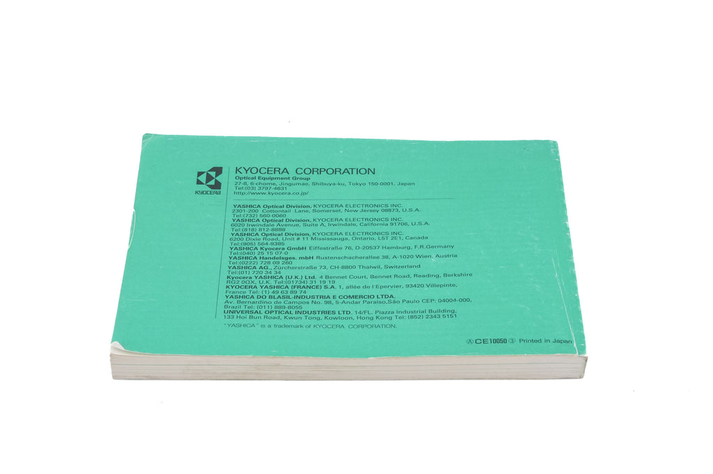 Contax G2 Instruction Manual