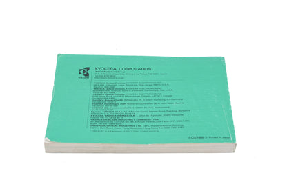 Contax G2 Instruction Manual