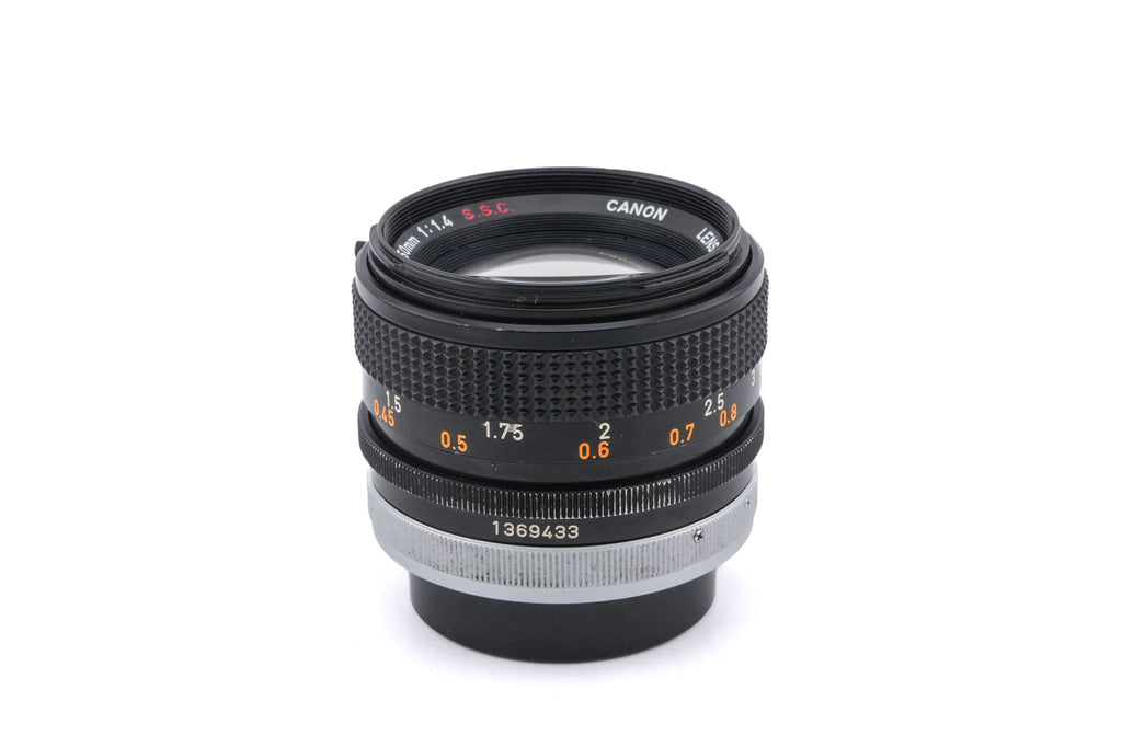 Canon 50mm f1.4 S.S.C.