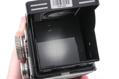 Rollei Rolleiflex 2.8D (K7D) + Bay III Lens Hood