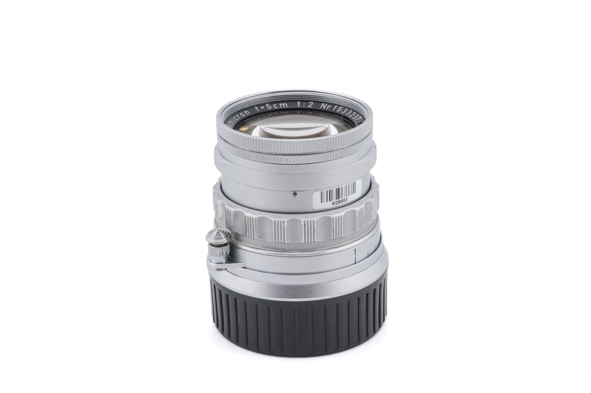 Leica 50mm f2 Summicron (Type II) (Silver, SOOIC-MS / SOSIC / 11118 / 11618 / 11818)