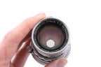 Leica 50mm f2 Summicron (Type II) (Silver, SOOIC-MS / SOSIC / 11118 / 11618 / 11818)