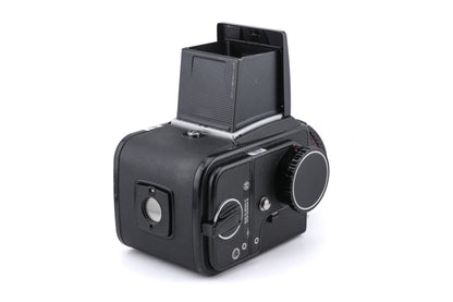 Hasselblad 500C/M (Black, 10170) + Acute Matte Focusing Screen (42165) + 80mm f2.8 Planar T* C (Black, 20028) + Waist Level Finder (Old / Black, 42277) + A12N Film Magazine