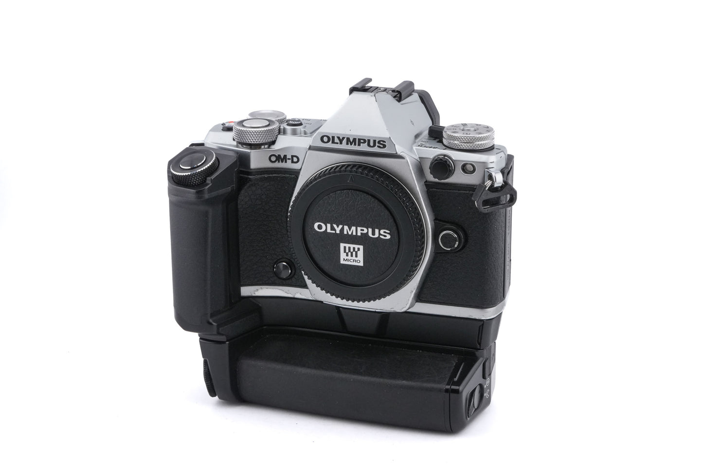 Olympus OM-D E-M5 Mark II + HLD-6P Power Battery Holder + HLD-8G Camera Grip