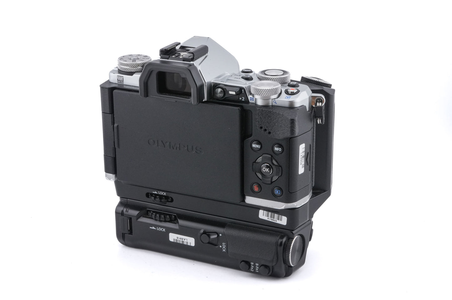 Olympus OM-D E-M5 Mark II + HLD-6P Power Battery Holder + HLD-8G Camera Grip