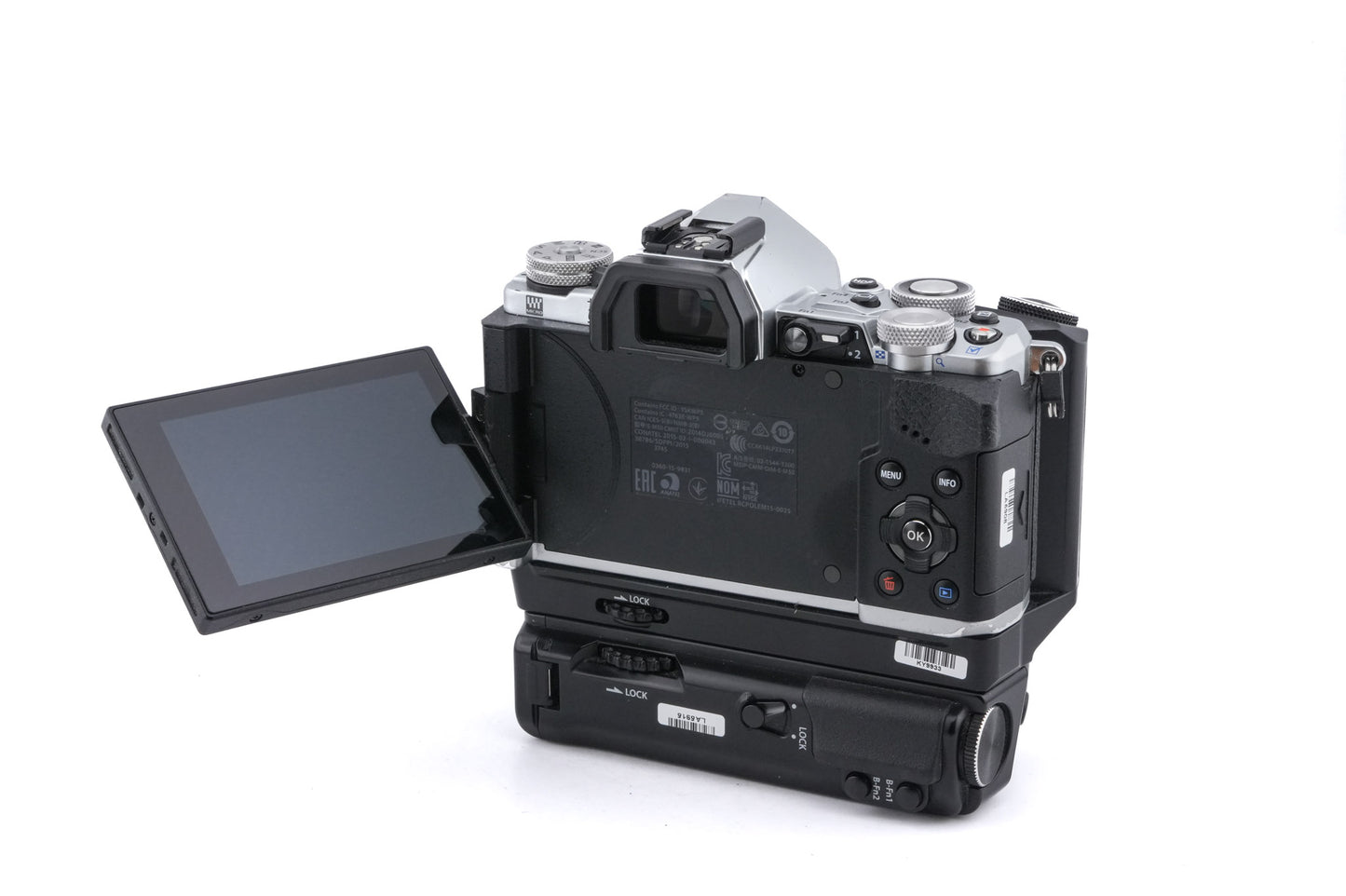 Olympus OM-D E-M5 Mark II + HLD-6P Power Battery Holder + HLD-8G Camera Grip