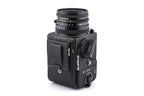 Hasselblad 501C (11045) + 80mm f2.8 Planar T* C (New) (20029) + A12N Film Magazine + Waist Level Finder (New / Black, 42323) + Acute Matte Focusing Screen (42165)
