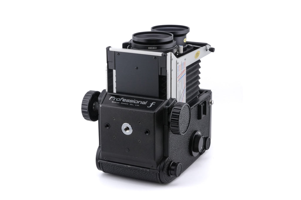 Mamiya C220 F + Waist Level Finder (New Version) + 80mm f2.8 Sekor (Blue Dot)