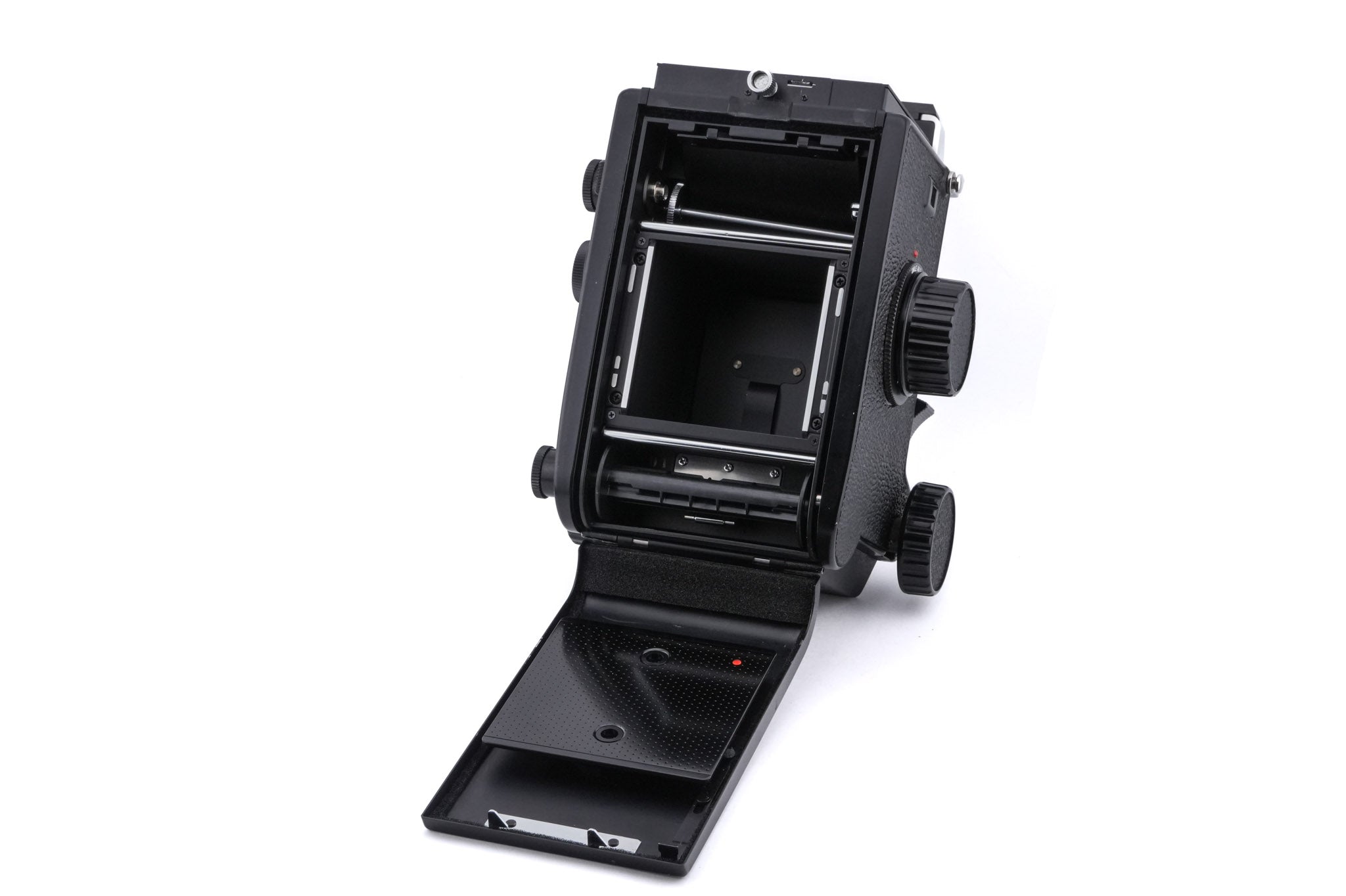 Mamiya C220 F + Waist Level Finder (New Version) + 80mm f2.8 Sekor (Blue Dot)