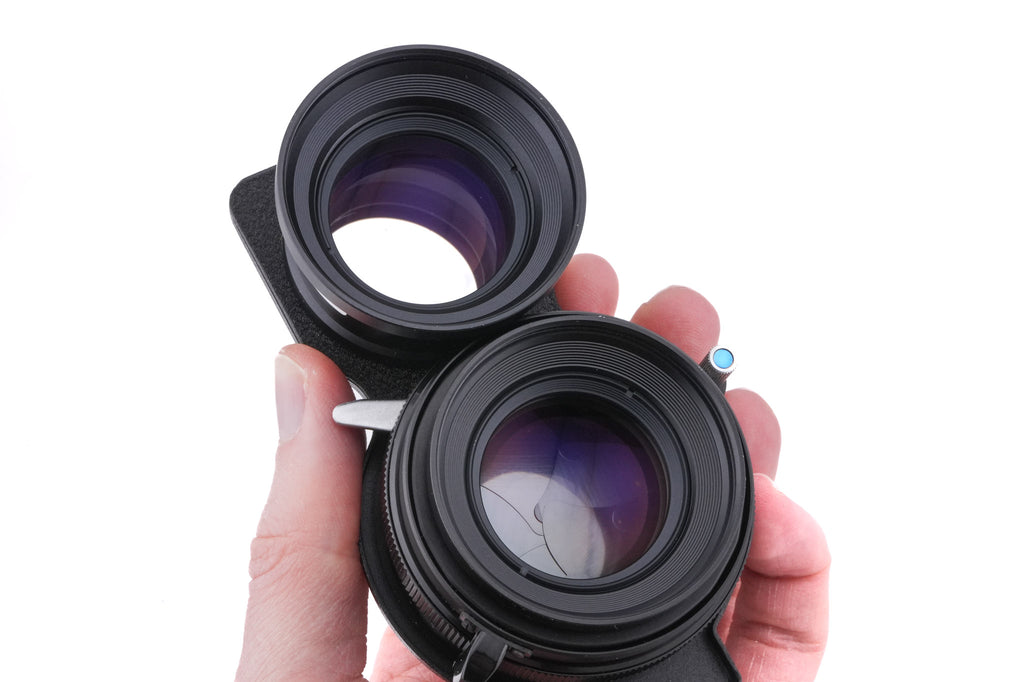 Mamiya C220 F + Waist Level Finder (New Version) + 80mm f2.8 Sekor (Blue Dot)