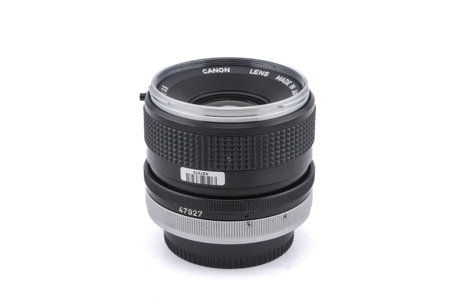 Canon 35mm f3.5 (Chrome Nose)