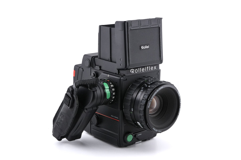 Rollei Rolleiflex 6008 Integral Professional + Action Grip + Rolleiflex Waist Level Finder + 4560 Film Magazine Adapter + 4560 Film Magazine + 80mm f2.8 Planar HFT EL