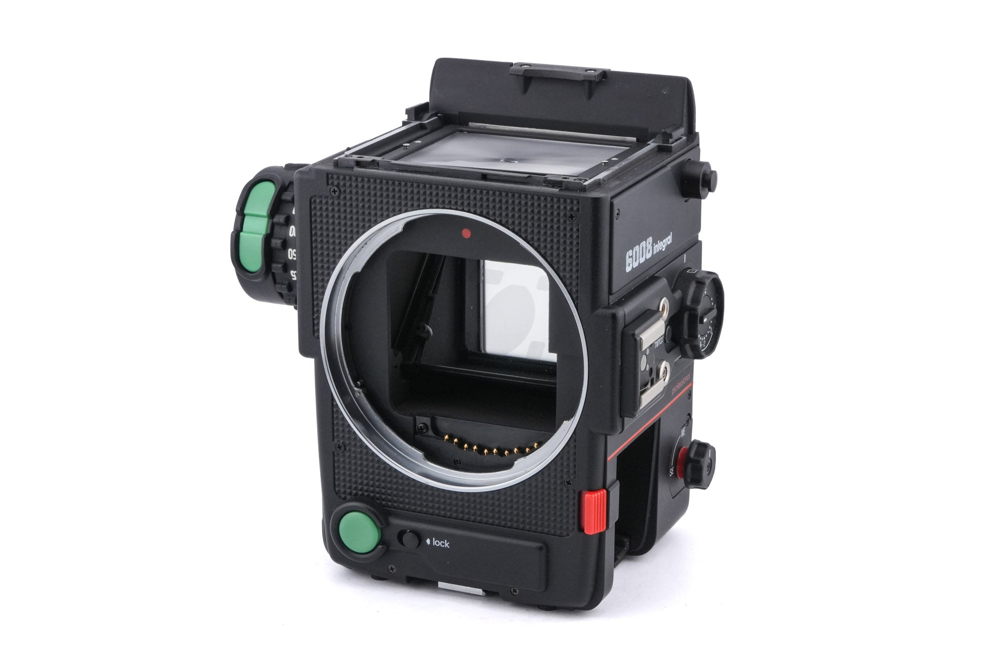 Rollei Rolleiflex 6008 Integral Professional + Action Grip + Rolleiflex Waist Level Finder + 4560 Film Magazine Adapter + 4560 Film Magazine + 80mm f2.8 Planar HFT EL