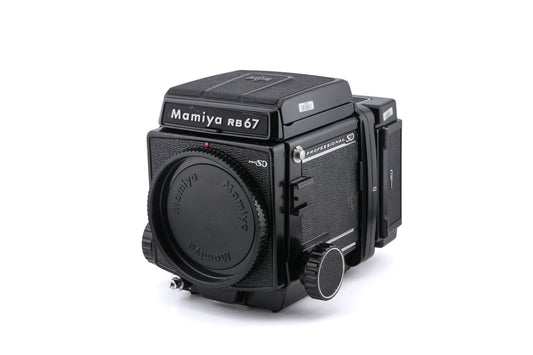 Mamiya RB67 Pro SD + Waist Level Finder + 120 6x7 Pro-SD Roll Film Holder