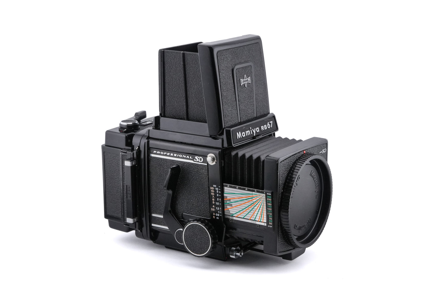 Mamiya RB67 Pro SD + Waist Level Finder + 120 6x7 Pro-SD Roll Film Holder