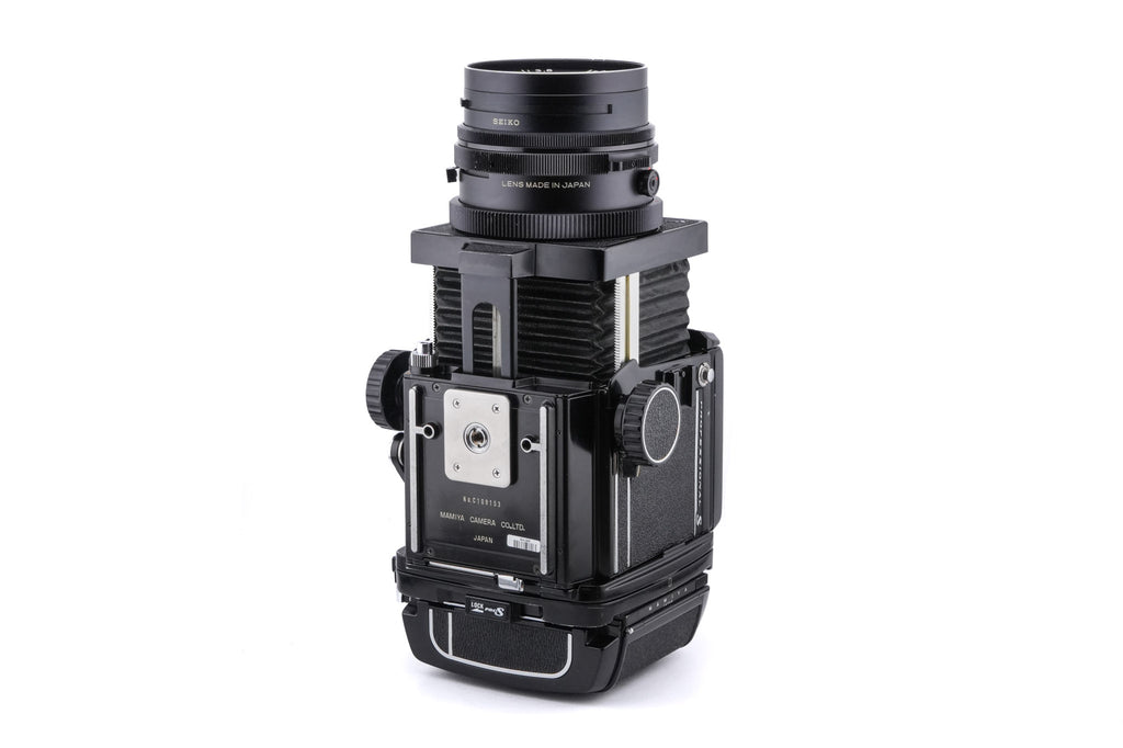 Mamiya RB67 Pro-S + 120 6x7 Pro Roll Film Holder + Waist Level Finder + 90mm f3.8 Sekor NB