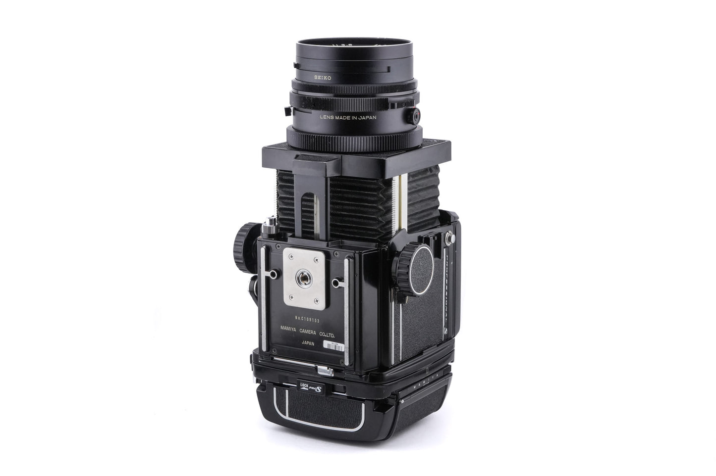 Mamiya RB67 Pro-S + 120 6x7 Pro Roll Film Holder + Waist Level Finder + 90mm f3.8 Sekor NB