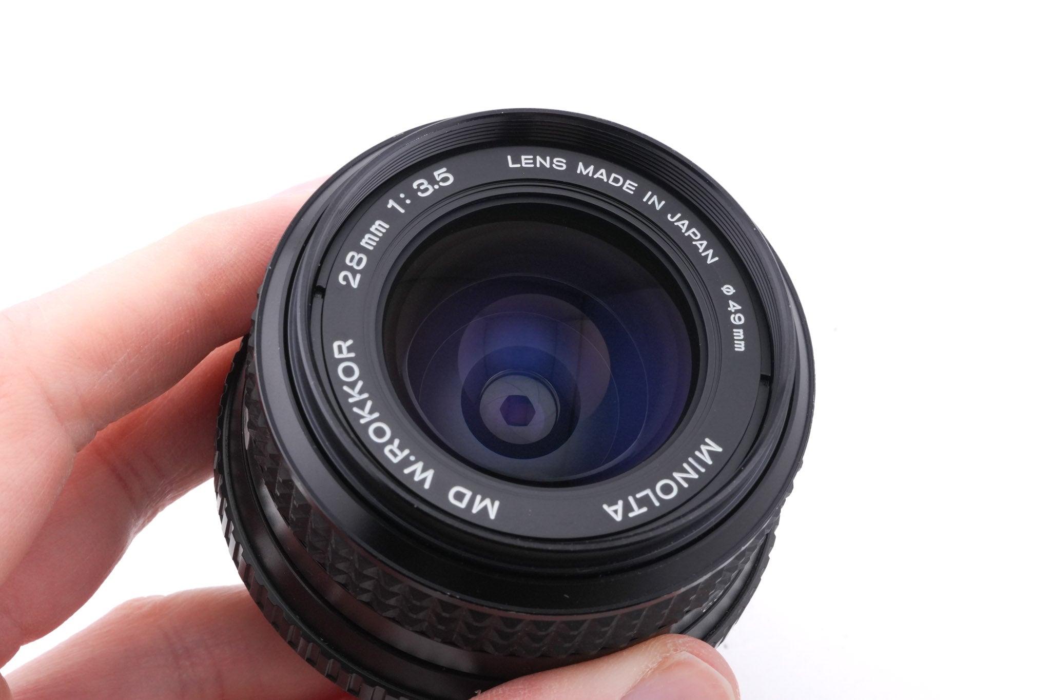 Minolta 28mm f3.5 MD W.Rokkor