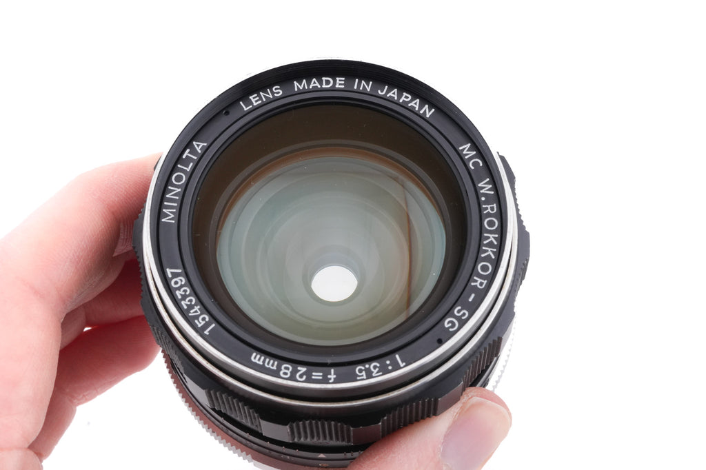Minolta 28mm f3.5 MC W.Rokkor-SG