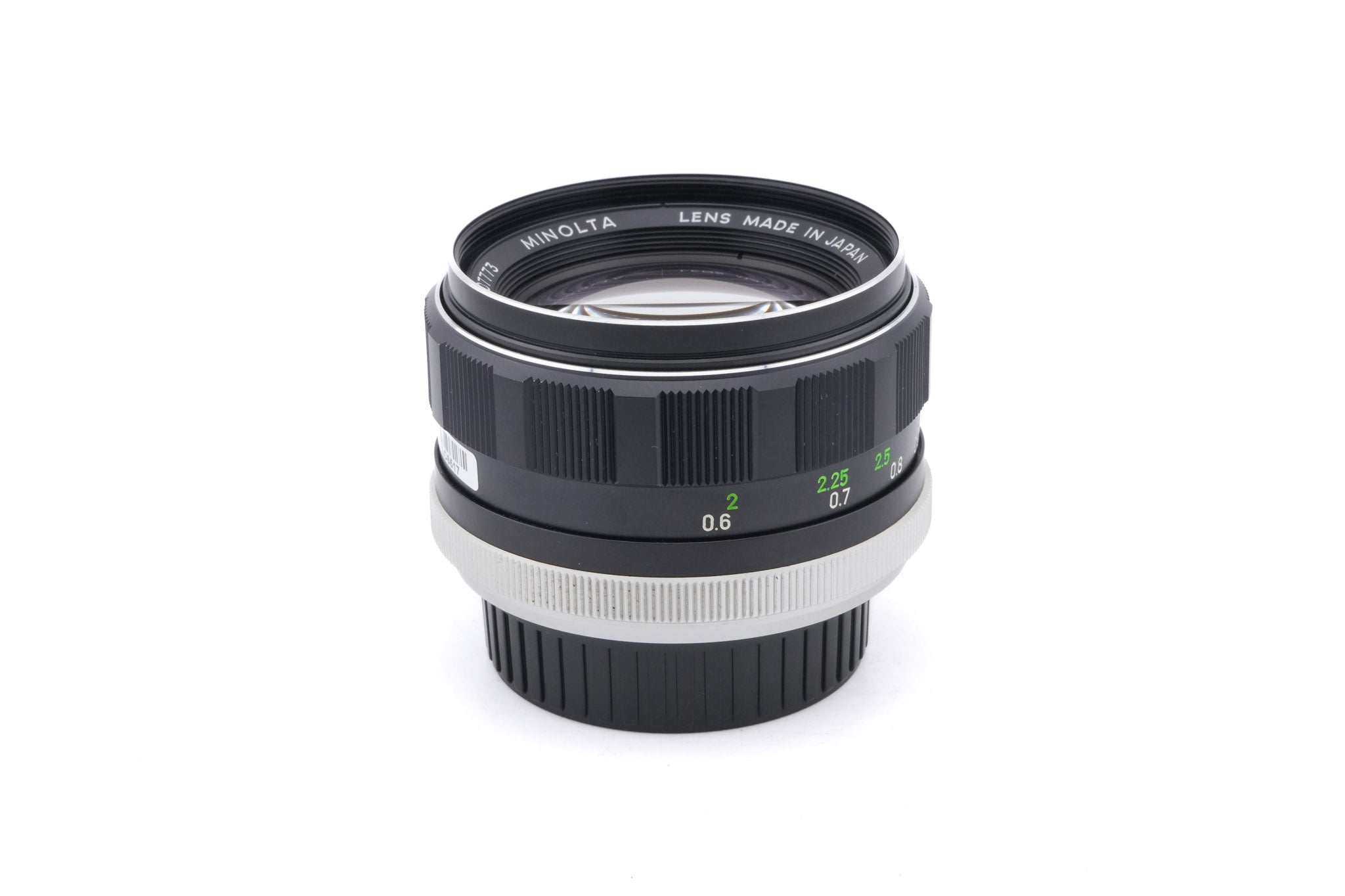 Minolta 58mm f1.4 MC Rokkor-PF