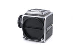 Hasselblad 500C (10022) + Standard Winding Knob (44024) + Waist Level Finder (Old / Silver, 42021)