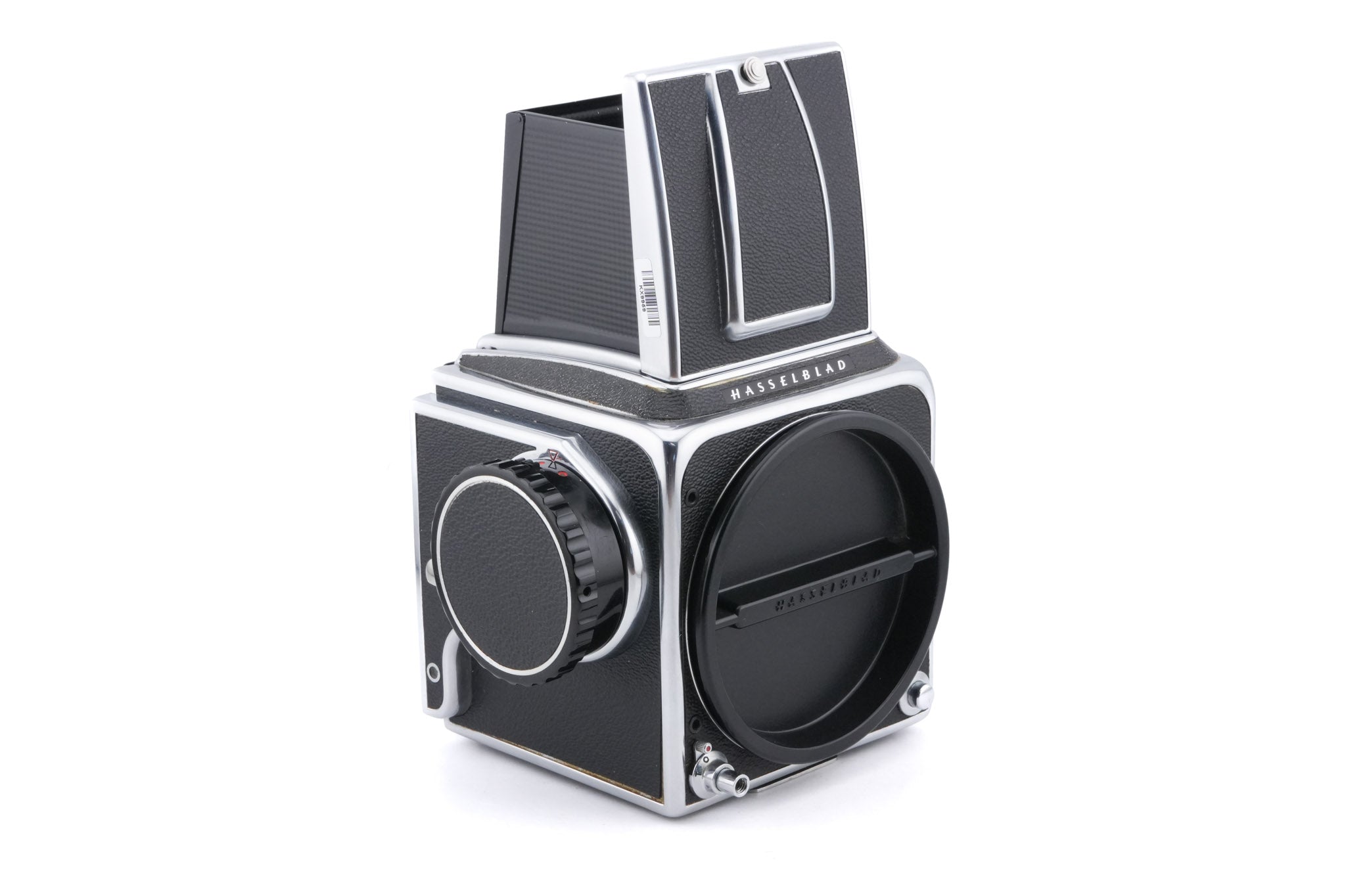 Hasselblad 500C (10022) + Standard Winding Knob (44024) + Waist Level Finder (Old / Silver, 42021)
