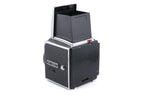 Hasselblad 500C (10022) + Standard Winding Knob (44024) + Waist Level Finder (Old / Silver, 42021)